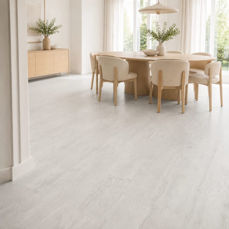 HAGO24 PVC-Vinylboden Zement hell PVC Klickvinyl PVC-Bodenbelag Vinyl-Dielen Zement-Optik Klicksystem Trittschalldämmung – Bild 5