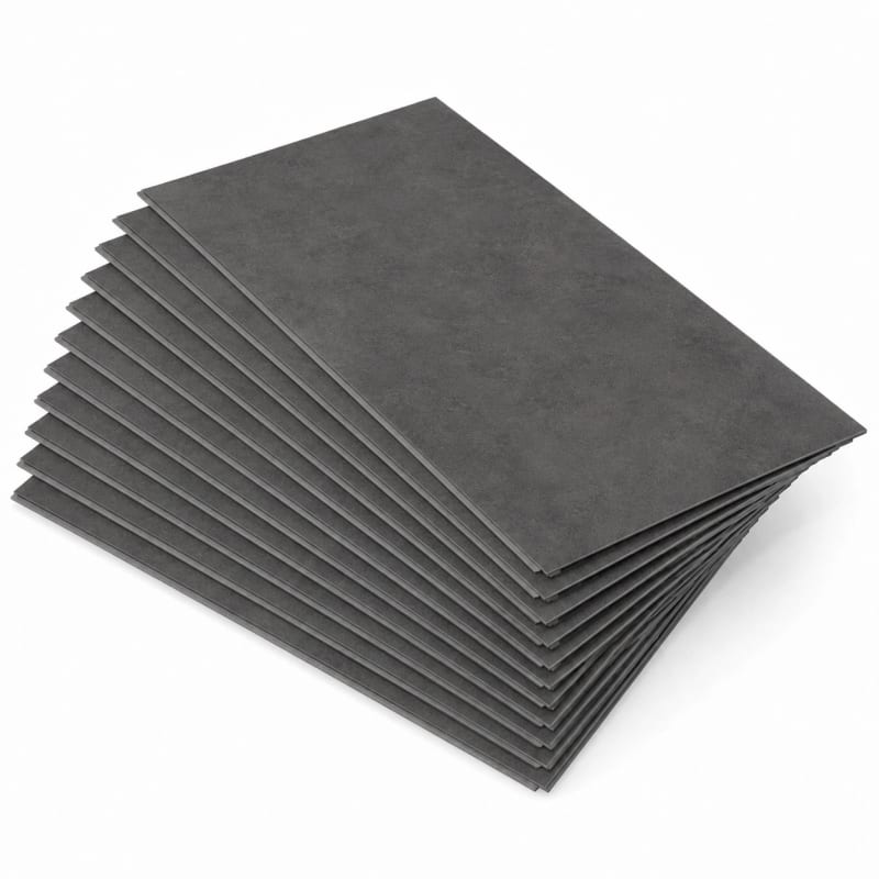HAGO24 PVC-Vinylboden Zement dunkel PVC Klickvinyl PVC-Bodenbelag Vinyl-Dielen Zement-Optik Klicksystem Trittschalldämmung – Bild 1