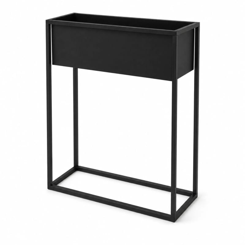 HAGO24 Pflanzenständer Blumenständer Pflanzgestell Pflanzkasten Metall Schwarz – Bild 2