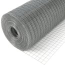 HAGO24 Volierendraht Drahtgeflecht verzinkt Stahl 10x1m 25x25mm 1,2mm Kleintiergehege Tiergehege Abdeckung Schutzgitter Trennwand Vogelvoliere Beetschutz