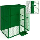 HAGO24 Volierendraht Drahtgeflecht PVC beschichtet grün 25x1m 19x19mm 0,75mm Kleintiergehege Vogelvoliere Gehegezaun Tiernetz Schutzgitter