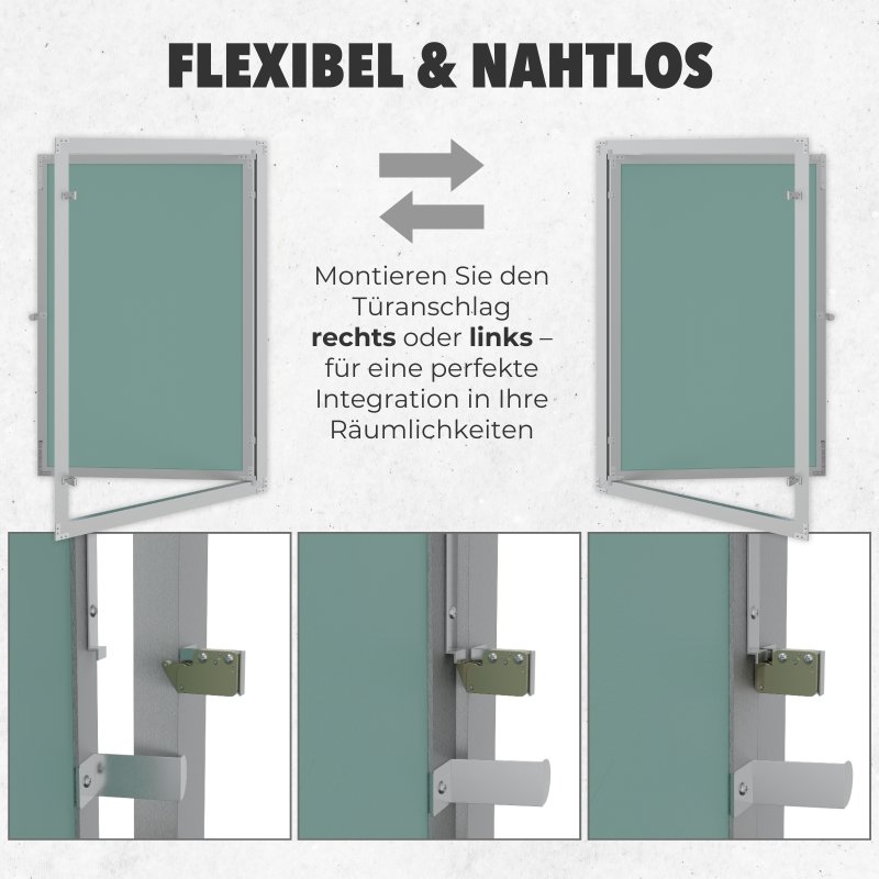 ABS-Revisionsklappe 250x250mm Mit Lüftungsgitter – Für Wand & Decke In Feuchträumen