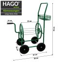 XL Schlauchwagen Schlauchtrommel Gartenschlauch bis 70m grün Schlauchtrommelwagen Kurbel