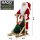 Weihnachtsdeko Winterlandschaft Weihnachtsmann Nikolaus Schlitten Winterwonderland Figur Holz Winterdeko