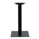 DIY Tischgestell quadratisch schwarz matt 72x43 Tischbein Tischfuß Solo Einzelfuß Tischsäule Gartentisch Gastro Lounge