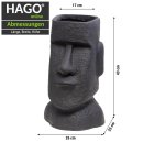 Blumentopf Moai Osterinsel Eye-Catcher Blickfang Outdoor Mystisch Kopf Ø17cm Topf