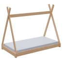 Montessori Kinderbett 140x70cm natur Tipi Spielbett...