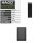 DIY Duschnische 20x30cm schwarz Wandnische Unterputz Montage Edelstahl Duschregal Fliesennische
