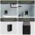 DIY Duschnische 20x30cm schwarz Wandnische Unterputz Montage Edelstahl Duschregal Fliesennische
