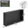 DIY Duschnische 60x30cm schwarz Wandnische Unterputz Montage Edelstahl Duschregal Fliesennische