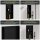 Duschnische 30x60x10cm Schwarz - mit Rahmen Nischenregal rahmenlos Wandregal Regal Ablage Unterputz Montage Edelstahl