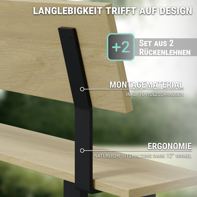Support De Dossier Pour Banquette-lit – Acier, équerre Plate GedoTec