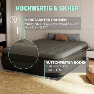 Premium Luftbett Luftmatratze selbstaufblasend Pumpe Gästebett Reiseb, 45,79 €