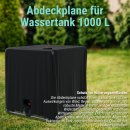 IBC Tank Abdeckplane Schutzhülle Wassertank Cover Abdeckung schwarz 1000L universal