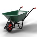 Schubkarre Polypropylen Grün 100 Liter 150 Kilogramm...