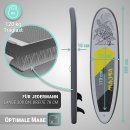 Stand Up Paddle-Board MAONA SUP Board Komplettset 308 cm Länge Alu-Paddel Luftpumpe Tragetasche 120 kg