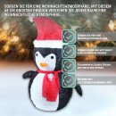 HAGO24 Pinguin LED Lichterkette 68cm Timer 6 Stunden...