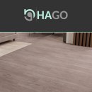 HAGO24 Klebevinylboden 2,23m² Eiche Grau Bodenbelag Laminat Holzmusterung 2mm Dicke Wasserresistent PVC 16 Planken Feuchtraumgeeignet