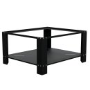 HAGO24 Waschmaschinen-Untergestell Schwarz 63x54x32cm...