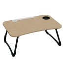 HAGO24 Laptoptisch 60x40cm Holzoptik Notebooktisch...