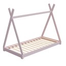 HAGO24 Kinderbett 200x90cm Rosa Tipibett Holz Kiefer...