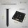 HAGO24 Tischbeine Set 4 Stück Möbelfuß Stahl schwarz 4x4cm höhenverstellbar 42cm Couchtischbank DIY Tischgestell Schraubfüße I-Design