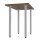 HAGO24 Tischbeine Set 4 Stück Möbelfuß Stahl weiß 4x4cm höhenverstellbar 72cm Couchtischbank DIY Tischgestell Schraubfüße I-Design