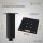 HAGO24 Tischbeine Set 4 Stück Möbelfuß Stahl Schwarz 8x8cm höhenverstellbar 30cm Couchtischbank DIY Tischgestell Schraubfüße I-Design