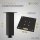 HAGO24 Tischbeine Set 4 Stück Möbelfuß Stahl Industriell 8x8cm höhenverstellbar 30cm Couchtischbank DIY Tischgestell Schraubfüße I-Design