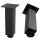 HAGO24 Tischbeine Set 4 Stück Möbelfuß Stahl Industriell 8x8cm höhenverstellbar 30cm Couchtischbank DIY Tischgestell Schraubfüße I-Design