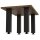 HAGO24 Tischbeine Set 4 Stück Möbelfuß Stahl Industriell 8x8cm höhenverstellbar 42cm Couchtischbank DIY Tischgestell Schraubfüße I-Design