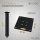 HAGO24 Tischbeine Set 4 Stück Möbelfuß Stahl Schwarz 8x8cm höhenverstellbar 72cm Couchtischbank DIY Tischgestell Schraubfüße I-Design