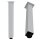 HAGO24 Tischbeine Set 4 Stück Möbelfuß Stahl Weiß 8x8cm höhenverstellbar 72cm Couchtischbank DIY Tischgestell Schraubfüße I-Design