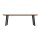 HAGO24 Tischbeine Set 4 Stück Möbelfuß schräg 96° Stahl grau 4x4cm 42cm Couchtischbank DIY Tischgestell Schraubfüße