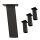 HAGO24 Tischbeine Set 4 Stück Möbelfuß schräg 96° Stahl grau 8x8cm 30cm Couchtischbank DIY Tischgestell Schraubfüße