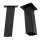 HAGO24 Tischbeine Set 4 Stück Möbelfuß schräg 96° Stahl grau 8x8cm 30cm Couchtischbank DIY Tischgestell Schraubfüße