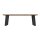 HAGO24 Tischbeine Set 4 Stück Möbelfuß schräg 96° Stahl grau 8x8cm 42cm Couchtischbank DIY Tischgestell Schraubfüße