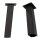 HAGO24 Tischbeine Set 4 Stück Möbelfuß schräg 96° Stahl grau 8x8cm 42cm Couchtischbank DIY Tischgestell Schraubfüße