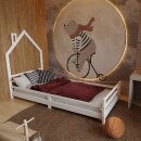 HAGO24 Kinderbett Hausbett Spielbett Massivholz 90x200cm...