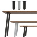 HAGO® 4er Set Tischbein Möbelfüße...