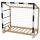 HAGO24 Kinderbett Fußballtor Kiefernholz 80x160cm Tornetz Kletterstangen Lattenrost Holzrahmen Schwarz Weiß Belastbar 80kg