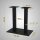 HAGO24 Tischgestell Doppelbein Tischuntergestell DIY Tischfuß Gastro Esstisch Stahl Schwarz matt 70x72cm Bodenschutz Indoor