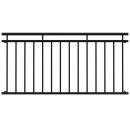 HAGO24 Französischer Balkon Fenstergitter Geländer Stahl Stabgeländer Schwarz 184x90cm Julietbalustrade Scheinbalkon Vorstellbalkon Brüstungsgitter Austrittsbalkon