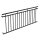 HAGO24 Französischer Balkon Fenstergitter Geländer Stahl Stabgeländer Schwarz 225x90cm Julietbalustrade Scheinbalkon Vorstellbalkon Brüstungsgitter Austrittsbalkon