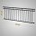 HAGO24 Französischer Balkon Fenstergitter Geländer Stahl Stabgeländer Schwarz 225x90cm Julietbalustrade Scheinbalkon Vorstellbalkon Brüstungsgitter Austrittsbalkon