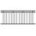HAGO24 Französischer Balkon Fenstergitter Geländer Stahl Stabgeländer Schwarz 225x90cm Julietbalustrade Scheinbalkon Vorstellbalkon Brüstungsgitter Austrittsbalkon
