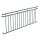 HAGO24 Französischer Balkon Fenstergitter Geländer Edelstahl Stabgeländer 225x90cm Julietbalustrade Scheinbalkon Vorstellbalkon Brüstungsgitter Austrittsbalkon