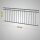 HAGO24 Französischer Balkon Fenstergitter Geländer Edelstahl Stabgeländer 225x90cm Julietbalustrade Scheinbalkon Vorstellbalkon Brüstungsgitter Austrittsbalkon