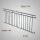 HAGO24 Französischer Balkon Fenstergitter Geländer Edelstahl Stabgeländer 225x90cm Julietbalustrade Scheinbalkon Vorstellbalkon Brüstungsgitter Austrittsbalkon