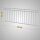 HAGO24 Französischer Balkon Fenstergitter Geländer Stahl Stabgeländer Weiß 225x90cm Julietbalustrade Scheinbalkon Vorstellbalkon Brüstungsgitter Austrittsbalkon